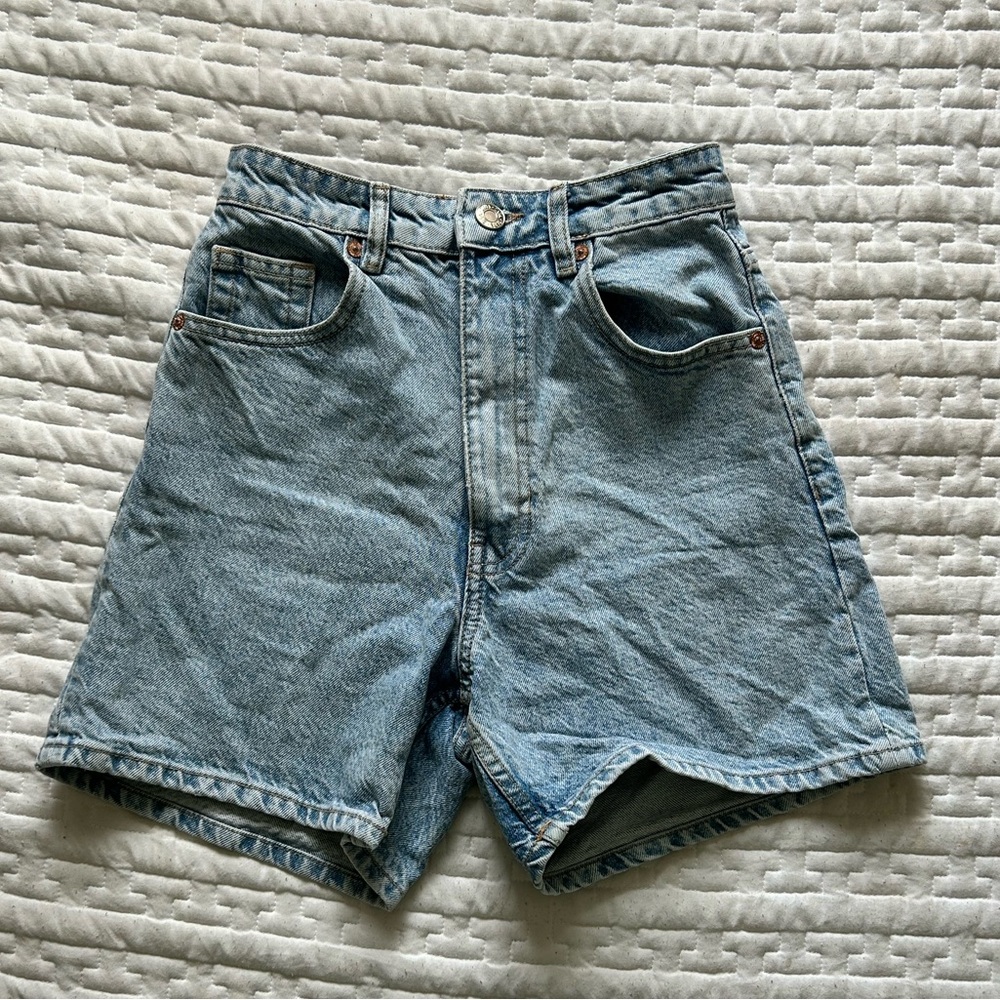 Zara mom shorts